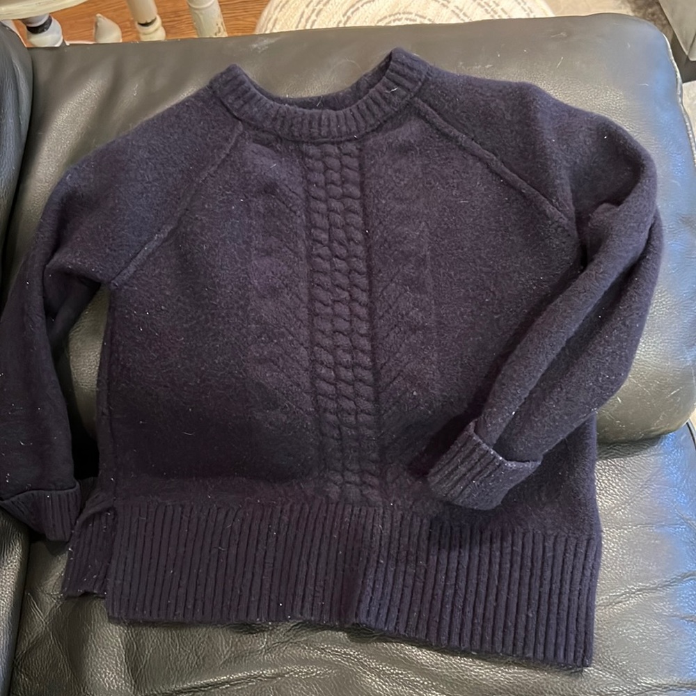 J. Crew crew neck navy sweater